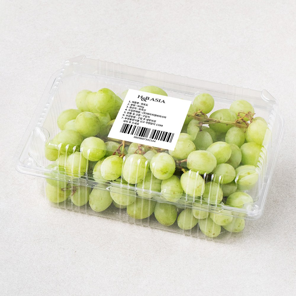 만나다 미국산 씨없는 청포도, 900g, 1개
