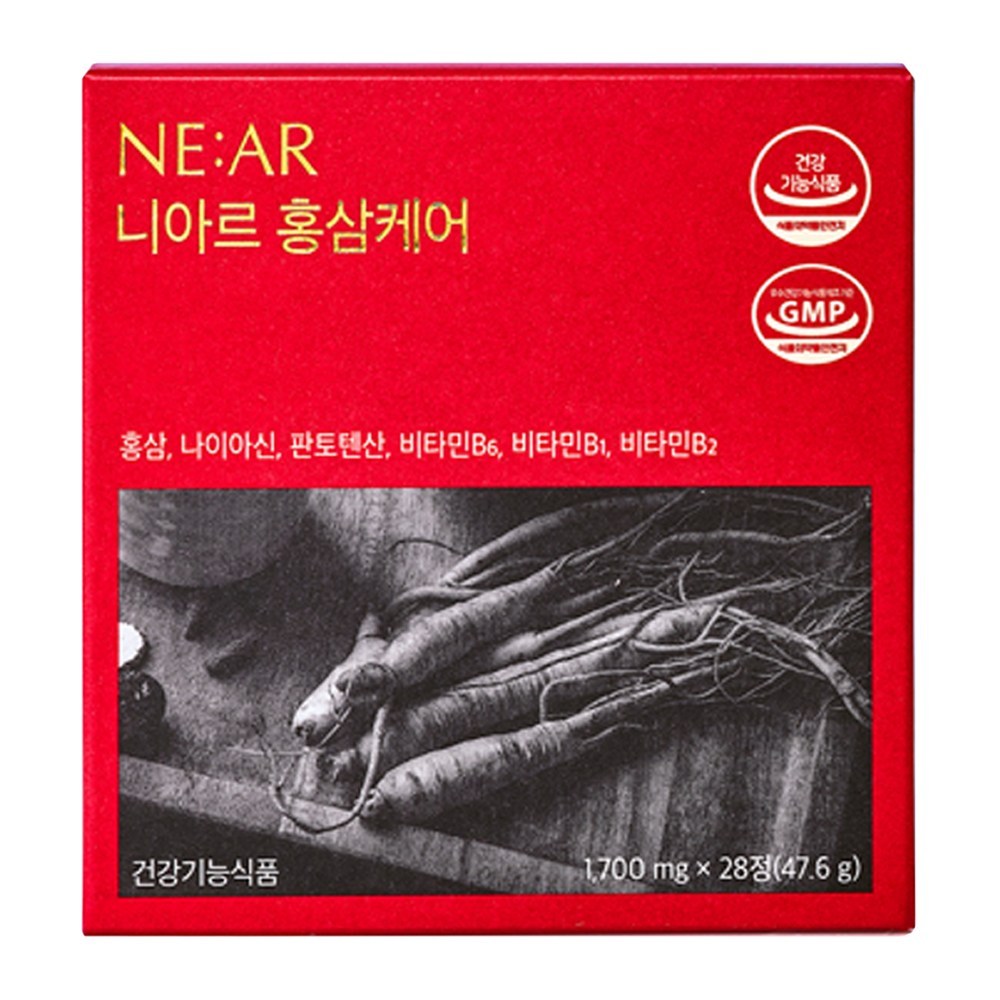 니아르 홍삼케어 홍삼캔디 건강기능식품, 1박스, 28정