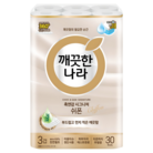 깨끗한나라 촉앤감 시그니처 쉬폰 천연펄프 3겹 고급롤화장지