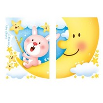 펀 유니테크 포인트 스티커, 토끼와 달