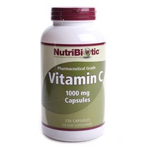 뉴트리바이오틱 비타민 C 1000mg 캡슐 글루텐 프리, 250개입, 1개, 250정