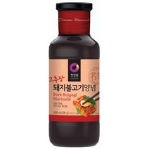 청정원 고추장 돼지불고기 양념, 500g, 1개
