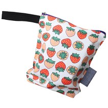 큐트에코 북유럽 방수 다용도 파우치, 딸기