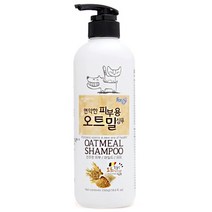 포비스 연약한 피부용 오트밀 애견샴푸, 550ml, 1개