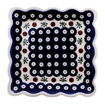 자크라디 폴란드 프릴접시 1610-41 소, 블루