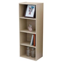 아이리스코리아 4단 컬러 책장 CX-4, 네츄럴