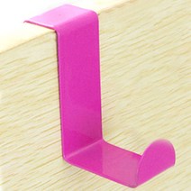 민스리빙 주방 다용도 후크 툴걸이, 6개입, 핑크