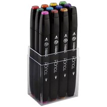 Touch twin 마카 (Main colors), 12, 12색, 1세트