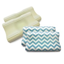 선광 기능성 메모리폼 경추베개 2p + 커버 2p, 커버(블루)