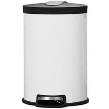 팬물산 보니타 페달 휴지통 20L, 밀크 화이트, 1개