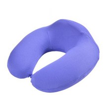 카스토리 차량용 메모리폼 통풍커버 목쿠션, 퍼플