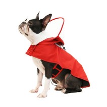 GOOBY 강아지 & 고양이 레인코트, 레드