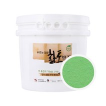 [기타브랜드] [이오세라믹] 바르는 천연 황토벽지 10L, 그린