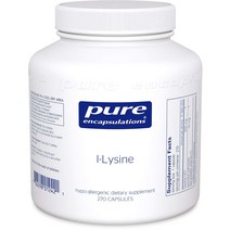Pure Encapsulations L-리신 캡슐, 270개입, 1개, 270정