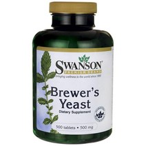 스완슨 브루어스 이스트 500mg 타블렛, 500개입, 1개
