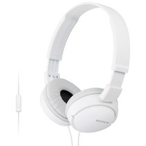 소니 MDR-ZX110AP 프리미엄 헤드폰, 화이트