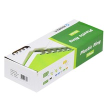 카피어랜드 제본 플라스틱링 1BOX 100개입, 10mm, 흰색