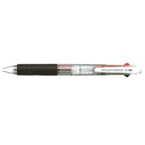 제트스트림 3색펜 0.7mm, 투명, 1개