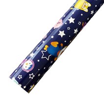 뽀로로 증착롤 포장지 대 53cm x 12m, 네이비, 1개