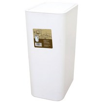 앤 원터치 컬러 휴지통 8L, 화이트, 1개