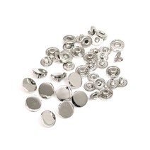탭 스프링 도트 단추 13 mm, 니켈, 2팩