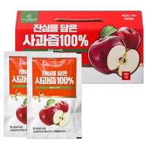 비타할로 진심을 담은 사과즙 100%, 80ml, 30개입