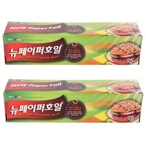 뉴랩 친환경 페이퍼호일 30CM X 75M 2팩