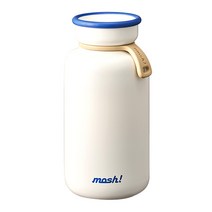 모슈 보온보냉 라떼 텀블러, 화이트, 450ml
