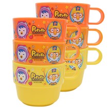 릴팡 뽀로로 뉴손잡이3P컵 PR5383, 혼합 색상, 2세트