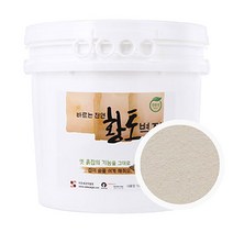 [이오세라믹] 바르는 천연 황토벽지 아이보리 10L