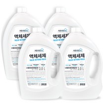 바른세제연구소 베이킹소다 액체세제, 3L, 4개입