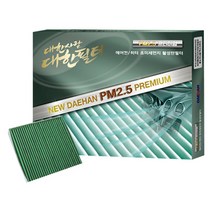 대한 PM2.5 그린활성탄 필터, PG104, 1개