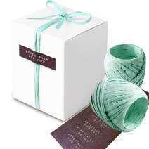 인디케이 모던 화이트 선물상자3호 15p + 라피아 2p + 라벨 20p, 혼합 색상, 1세트