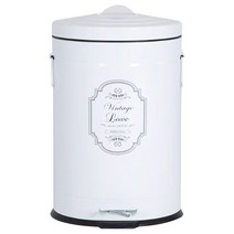 클래식 더스트빈 휴지통 20 L, 화이트, 1개