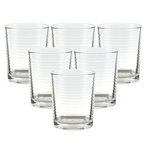 삼호유리 스트라이프 유리컵 230ml LG-122708, 6개입