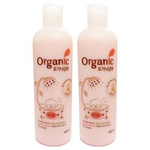 오가닉 베이비파우더 애견샴푸, 500ml, 2개