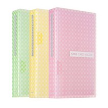에코청운 고급 PP명함첩 320매 3p, 3단, 랜덤 발송