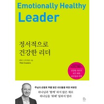 정서적으로 건강한 리더:건강한 리더가 되기 위한 리더십의 비밀, 두란노서원