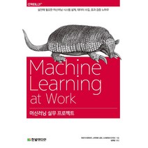 머신러닝 실무 프로젝트, 한빛미디어