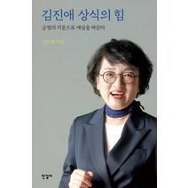 김진애 상식의 힘:긍정의 기운으로 세상을 바꾼다, 한길사
