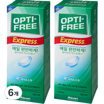 옵티프리 익스프레스 렌즈세정액, 470ml, 6개