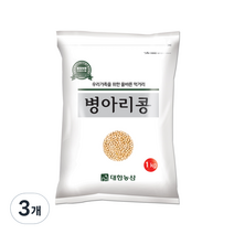 대한농산 병아리콩, 1kg, 3개