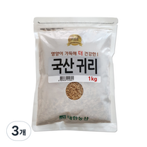 대한농산 귀리, 3개, 1kg