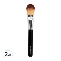 버블톡 클래식 파운데이션 브러시, 혼합색상, 2개