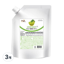 아임요 청포도베이스, 3개, 1000ml