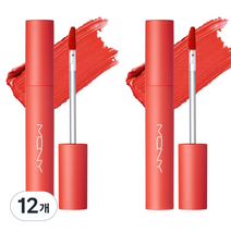 맥퀸뉴욕 에어 키스 립 라커 4g, 3 발랄한이유, 12개