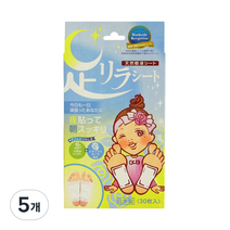 아시리라 시트 릴랙스 발패치 로즈향, 5개, 30개입