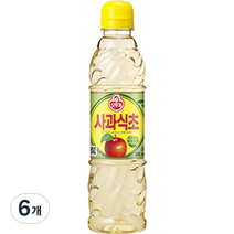 오뚜기 사과 식초, 360ml, 6개