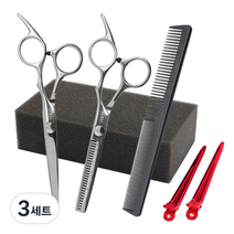 베라스 가정용 미용가위 5종 세트, 혼합색상, 3세트