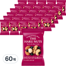 하루견과 넛츠 & 베리스, 60개, 20g